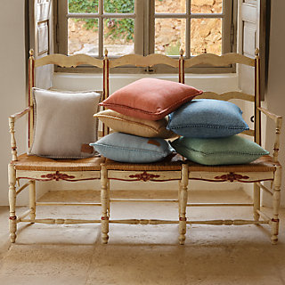 クッション 手織り 《スウィング》 - ブルー | Hermès - エルメス-公式